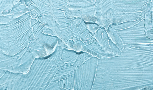 浅蓝色上清晰的化妆品抽象图案图片下载