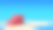 红色混凝土楼梯上的沙滩与大海。抽象极简的超现实背景。3 d渲染插图。图片下载