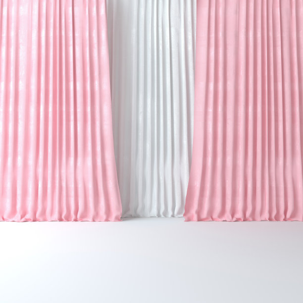 电影院舞台上的戏剧窗帘，经典的窗帘模板3d渲染插图。马戏团和站立场景内部图片下载