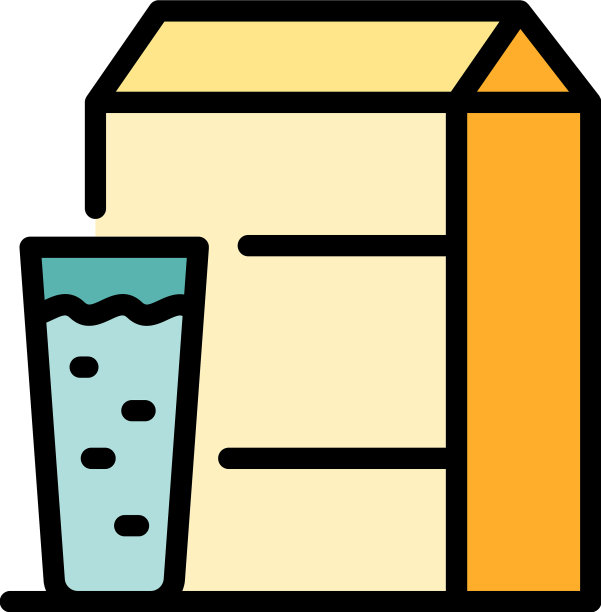 水包图标颜色轮廓图片下载