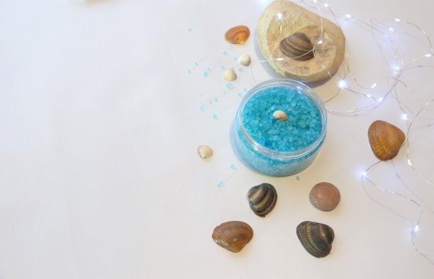 蓝色的海盐图片下载