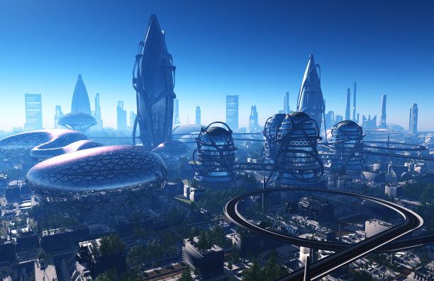 现代的城市。图片下载