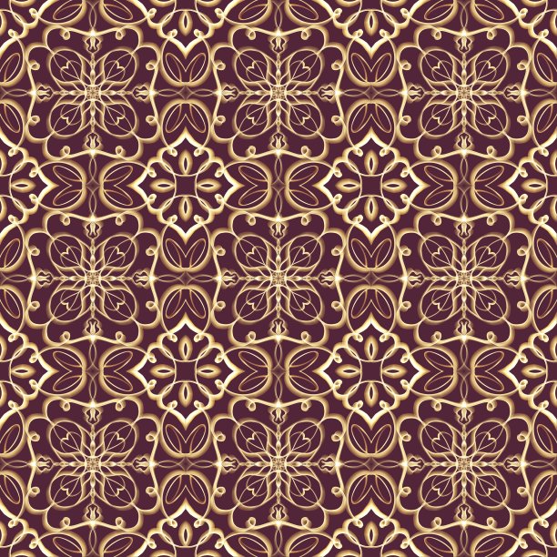 无缝装饰抽象花卉图案图片下载