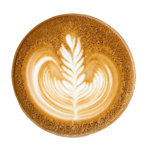 咖啡图案，直接上面，孤立在白色图片下载