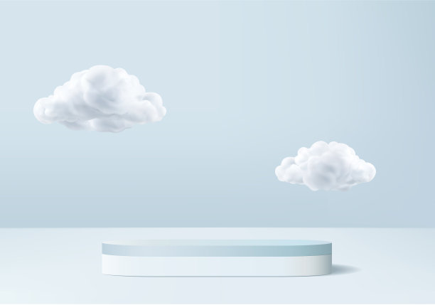 3d背景产品最小的讲台场景与几何平台。背景矢量3d与讲台。展示化妆品。舞台展示台座上的现代工作室蓝色蜡笔图片下载