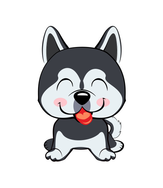 白色背景下的快乐拉布拉多猎犬的彩色头和脸。彩色平面卡通犬种肖像。图片下载