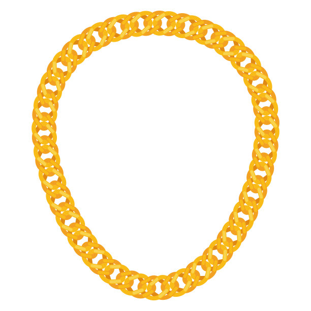 金色的链子，美丽的珠宝图片下载