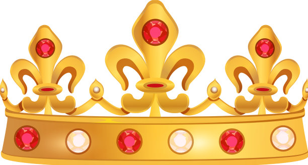 皇家金冠构图图片下载