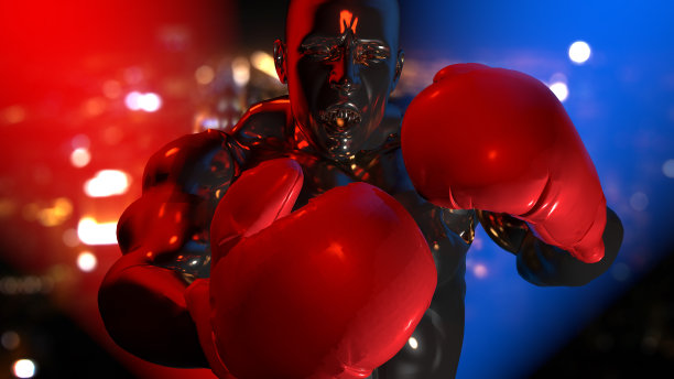 激进的重量级拳击手图片下载