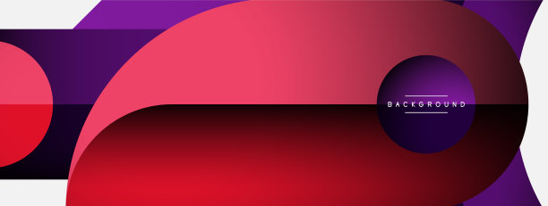 时尚的形状，颜色，最小的设计构成图片下载