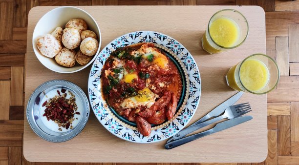 Shakshouka的早午餐图片下载