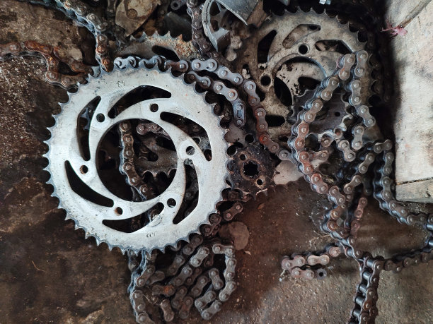 二手齿轮链条摩托车图片下载