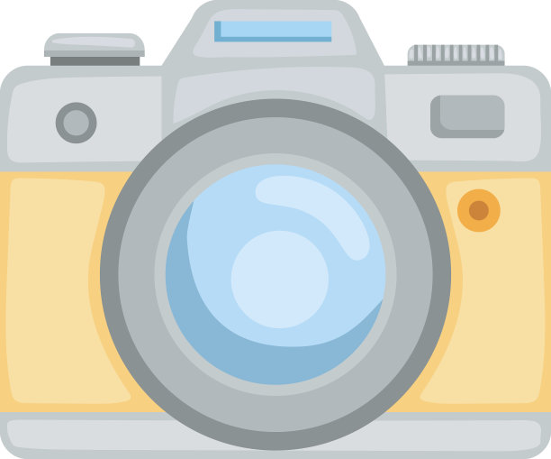 黄色的旧相机图片下载