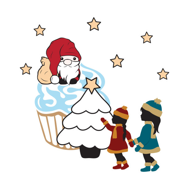 圣诞蛋糕图片下载