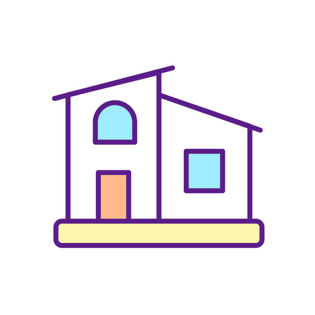 房屋RGB颜色图标图片下载