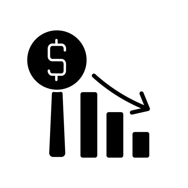 荷兰拍卖黑色字形图标图片下载