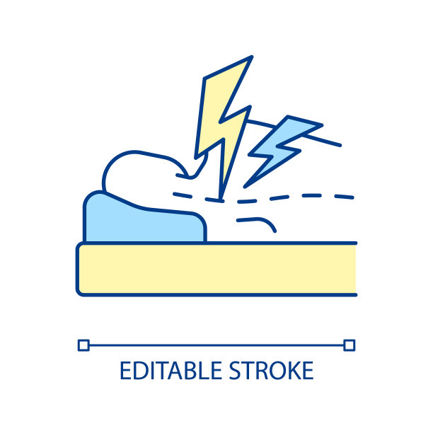 急性背痛RGB颜色图标图片下载