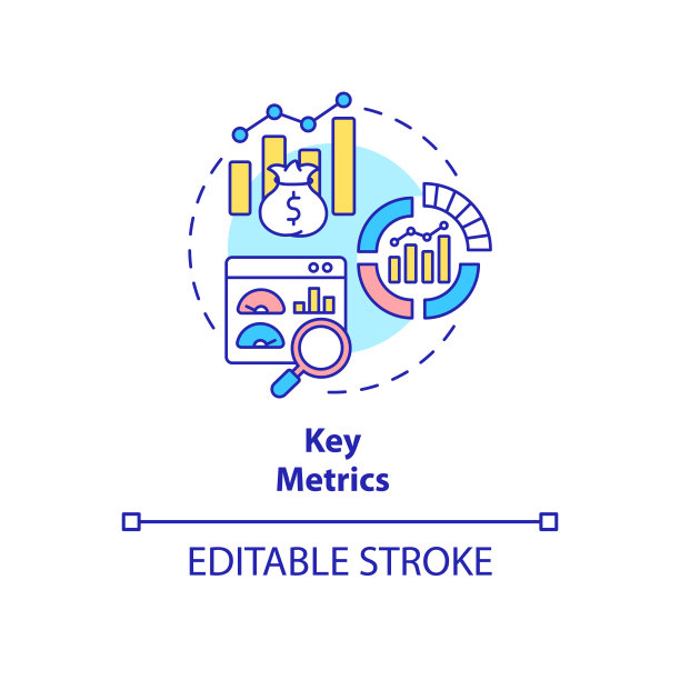 关键指标概念图标图片下载