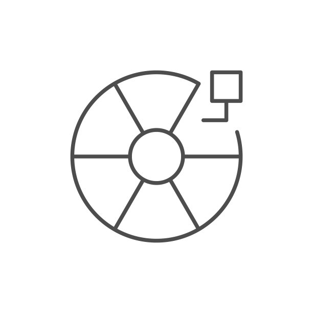 数字调色板线性图标图片下载