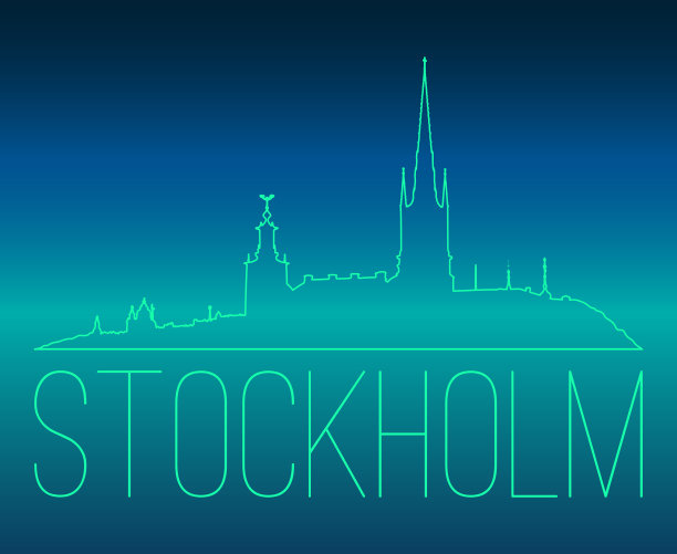 斯德哥尔摩轮廓图图片下载
