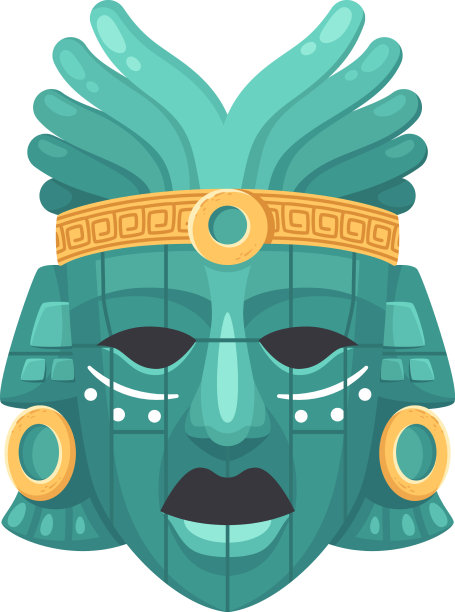古玛雅面具图片下载
