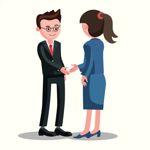 办公室氛围图标扁平化设计图片下载