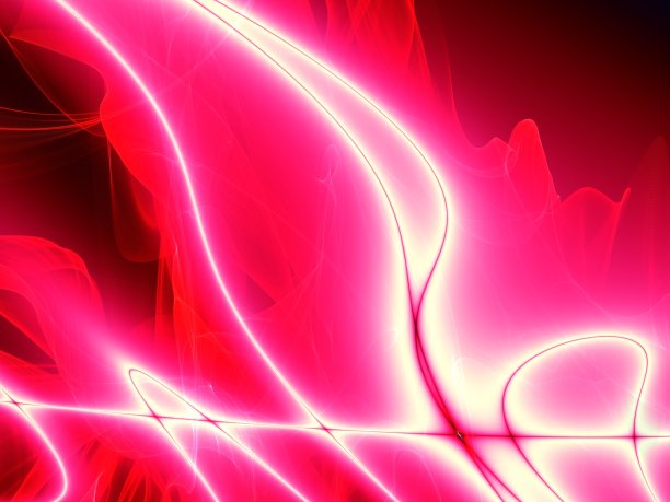 红色的天使翅膀点缀抽象的背景图片下载