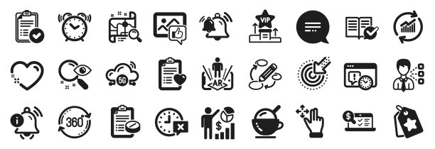 5g云患者等业务图标集图片下载