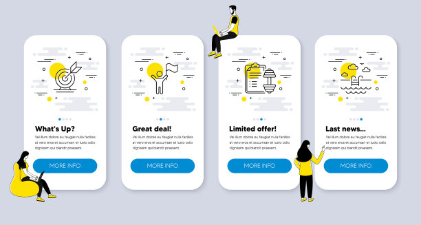 设定与目标相关的运动图标图片下载