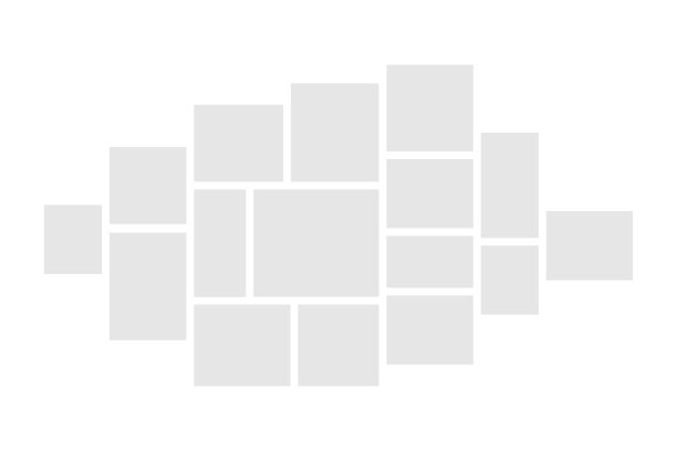 拼贴模型。心情板极简模板。马赛克网格的品牌，介绍和照片框架安排。正方形灰色形状，图像组织或蒙太克在白色背景矢量插图eps 10图片下载