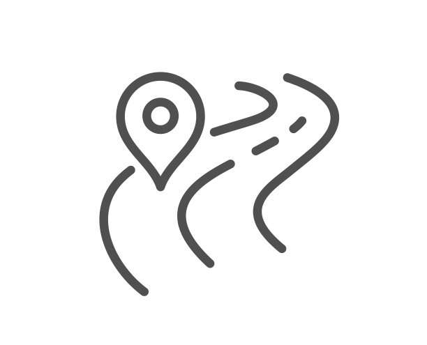 路线图标行程标志图片下载