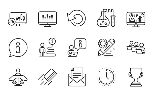 教育图标集包括信用卡图标图片下载