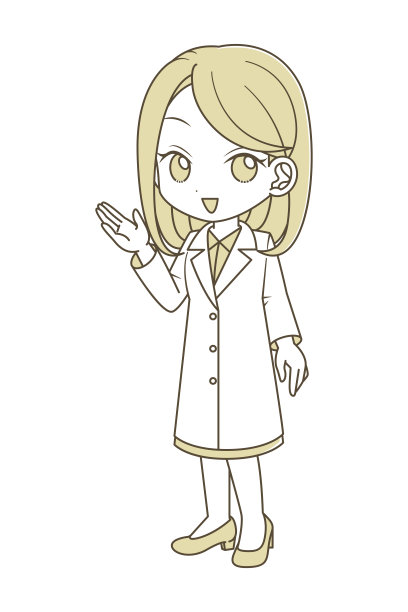 穿着实验服的女人伸出手来图片下载