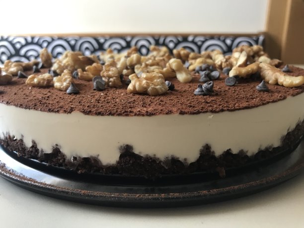 咖啡芝士蛋糕图片下载