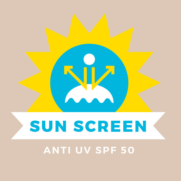 紫外线防护牌图片下载