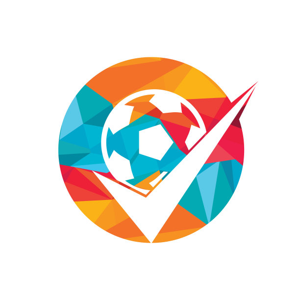 检查足球矢量符号设计。图片下载