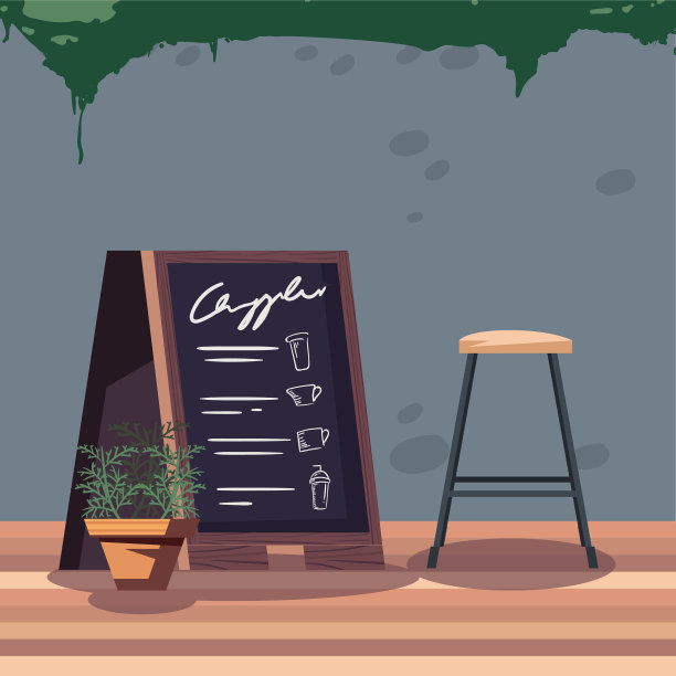 咖啡店singboard图片下载