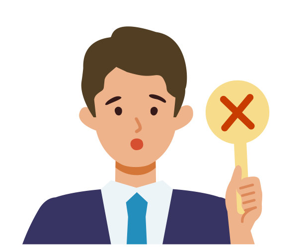 商人卡通人物。人们面对头像和图标。男人有警告表情的特写图像。图片下载