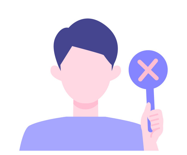 年轻人卡通人物。人们面对头像和图标。男人有警告表情的特写图像。图片下载