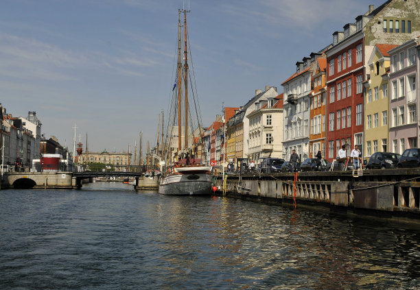 哥本哈根尼哈文运河街图片下载