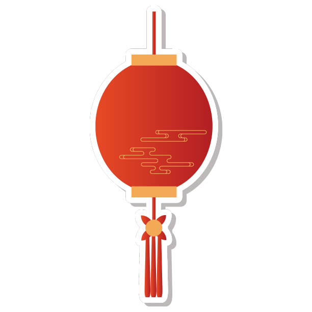 中国风红色灯笼素材图片