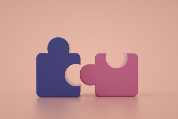 拼图拼板，团队合作概念。图片下载