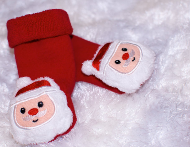 圣诞红袜子图片下载