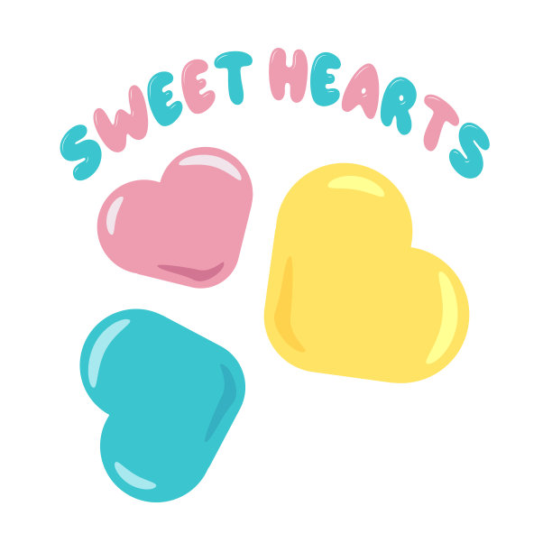 一套婴儿的心作为装饰的儿童的套和项目图片下载