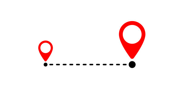 GPS点和它们之间的路径图片下载