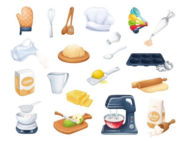 厨房用具。图片下载