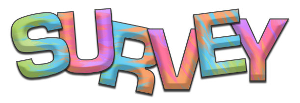 调查文字彩绘纹理孤立图片下载