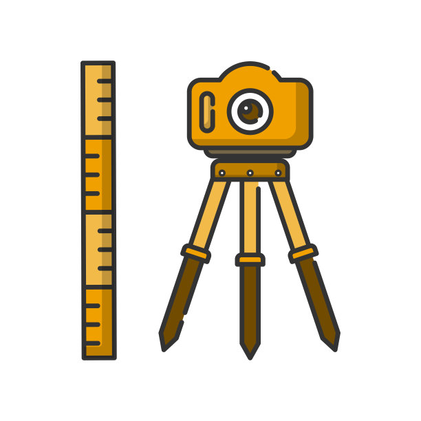 矢量调查填充线图标，单色带小阴影的白色背景图片下载