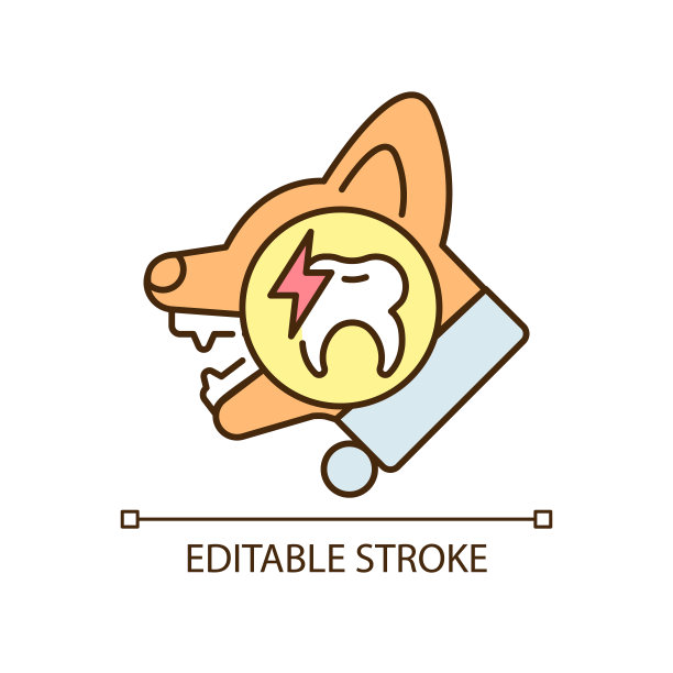 牙周病RGB颜色图标图片下载