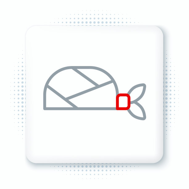 线海盗大手帕为头部图标孤立图片下载